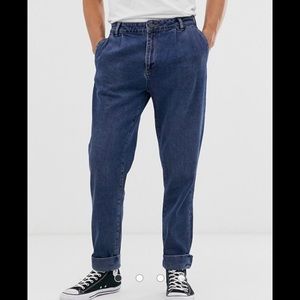 ASOS DESIGN Double Pleat Jean